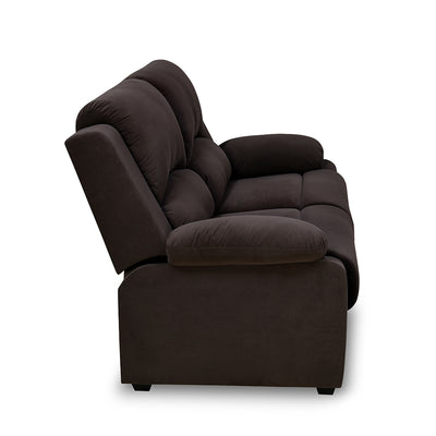Luxor 2 Seater Fixed Sofa (Coffee Brown)