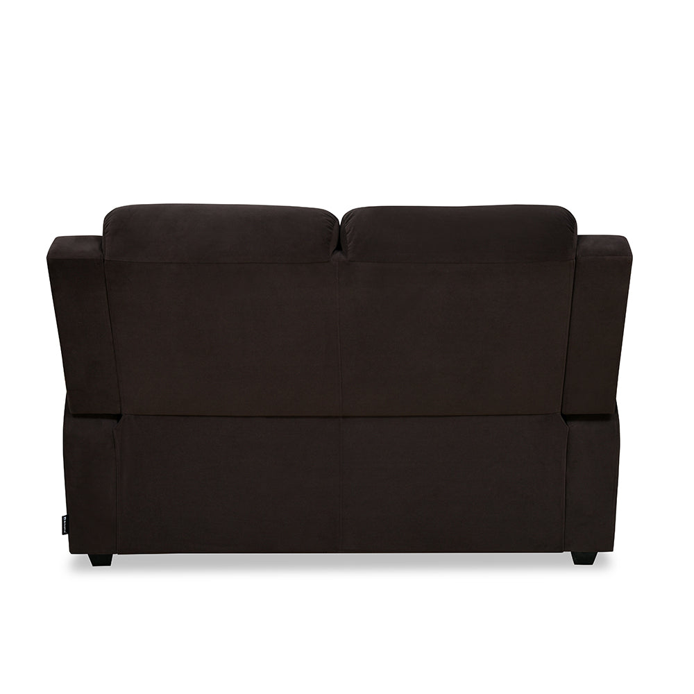 Luxor 2 Seater Fixed Sofa (Coffee Brown)