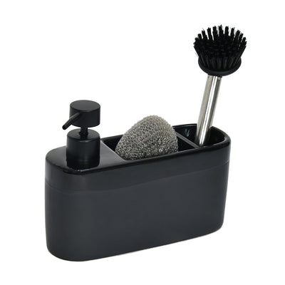 Dolomite Bathroom & Kitchen Sink Accessories Set (Black)
