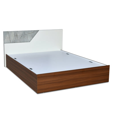 Asta Max Bed with Box Storage (Walnut)