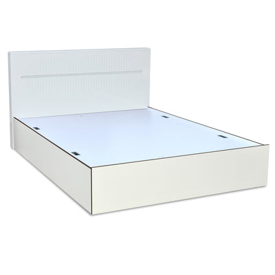 Capsule Max Bed with Box Storage (White)