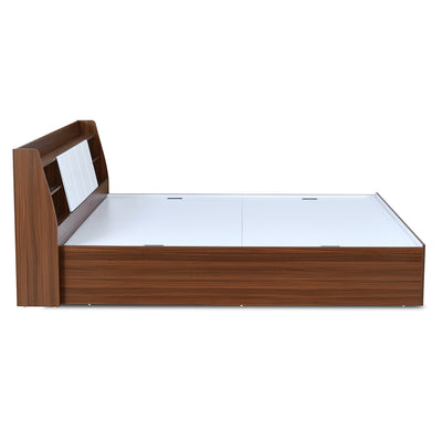 Ornate Max Bed with Box Storage (Walnut)