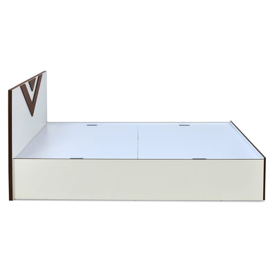 Orion Max Bed with Box Storage (White)