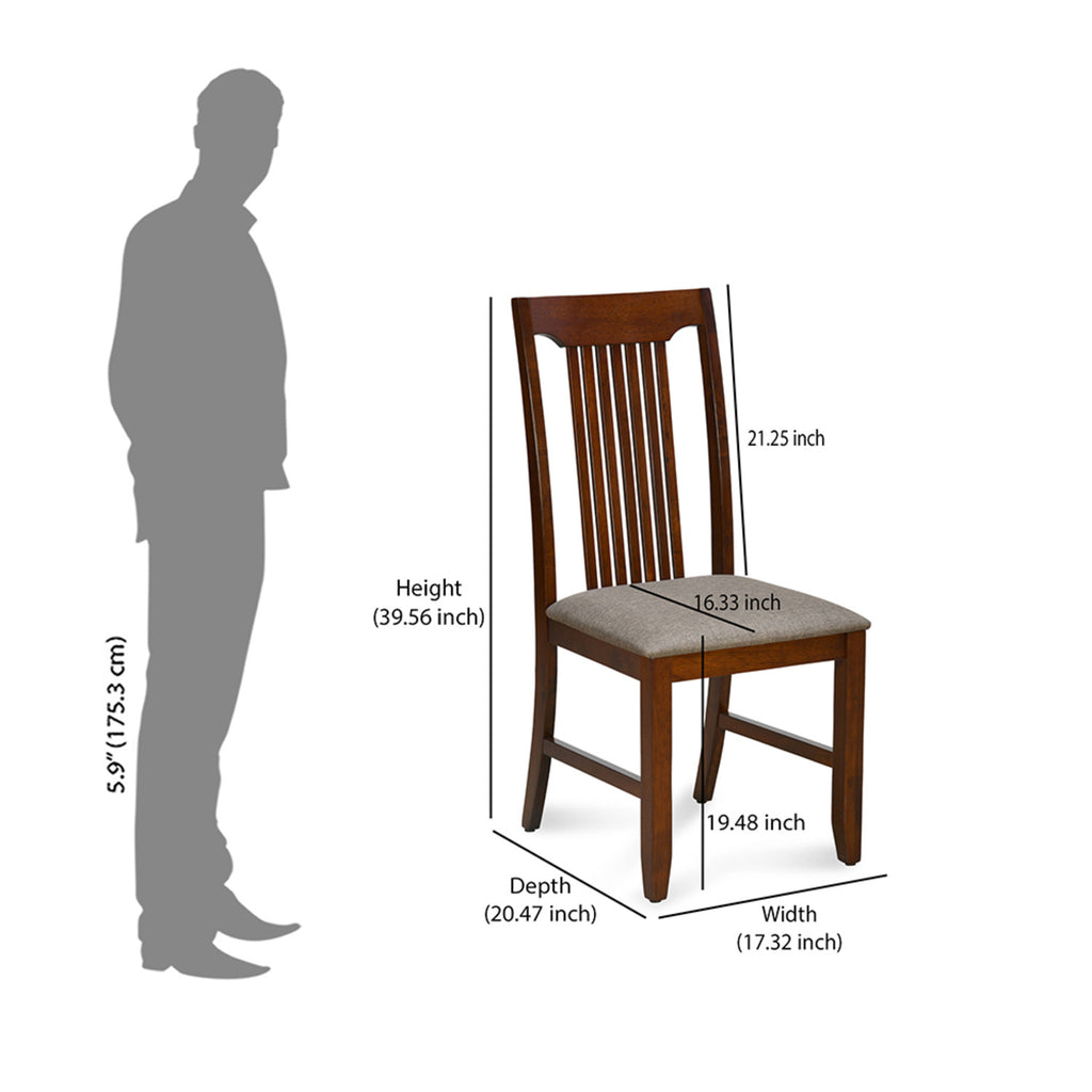 Navin Dining Chair (Brown)
