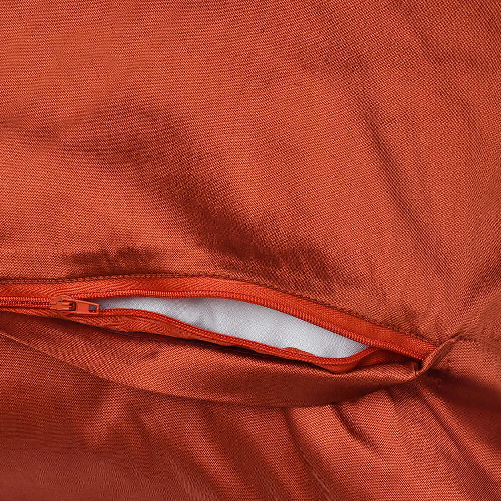 Amelia Abstract Tafetta Fabric 16" x 16" Cushion Cover (Beige & Rust)