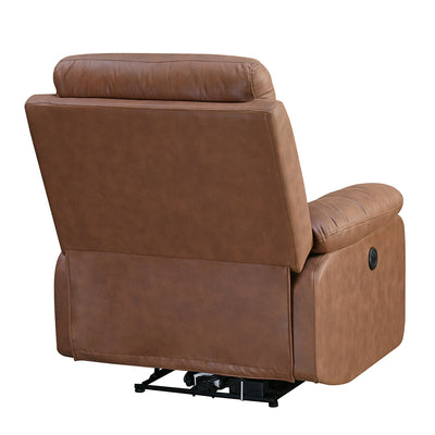 Nashville 1 Seater Electric Sofa Recliner (Brown)