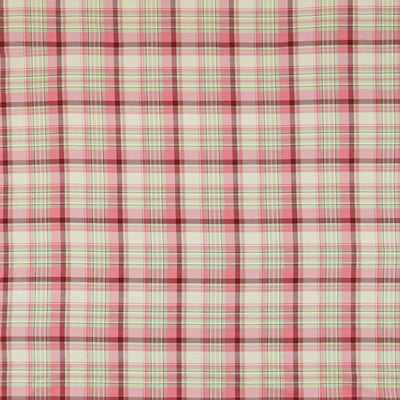 Arias Checkered Cotton King Bedsheet With 2 Pillow Covers (Pink)