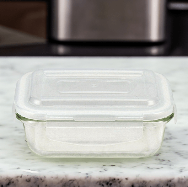 Clip & Store 370 ml Rectangle Container (White)