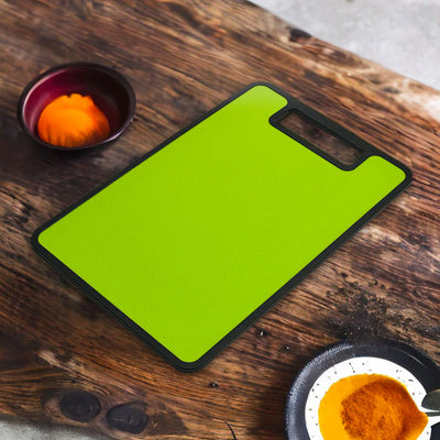 Vegetables and Fruits Cutting Plastic Chopping Board (Green)