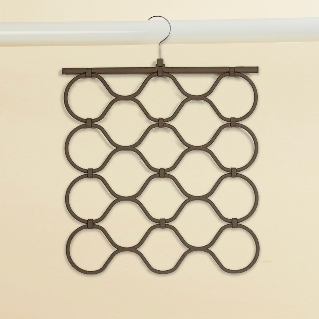 Foldable 4 Layers Hanger Scraf (Grey)