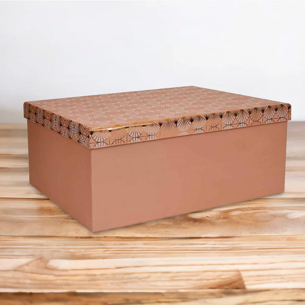 Multipurpose Decorative Cardboard Gift Box (Medium Size, Pink)