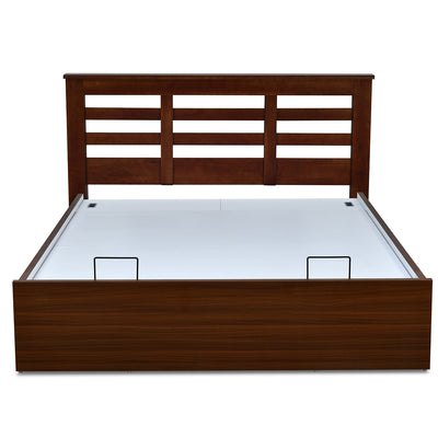 Maple Prime Bed with Semi Hydraulic Storage (Walnut)