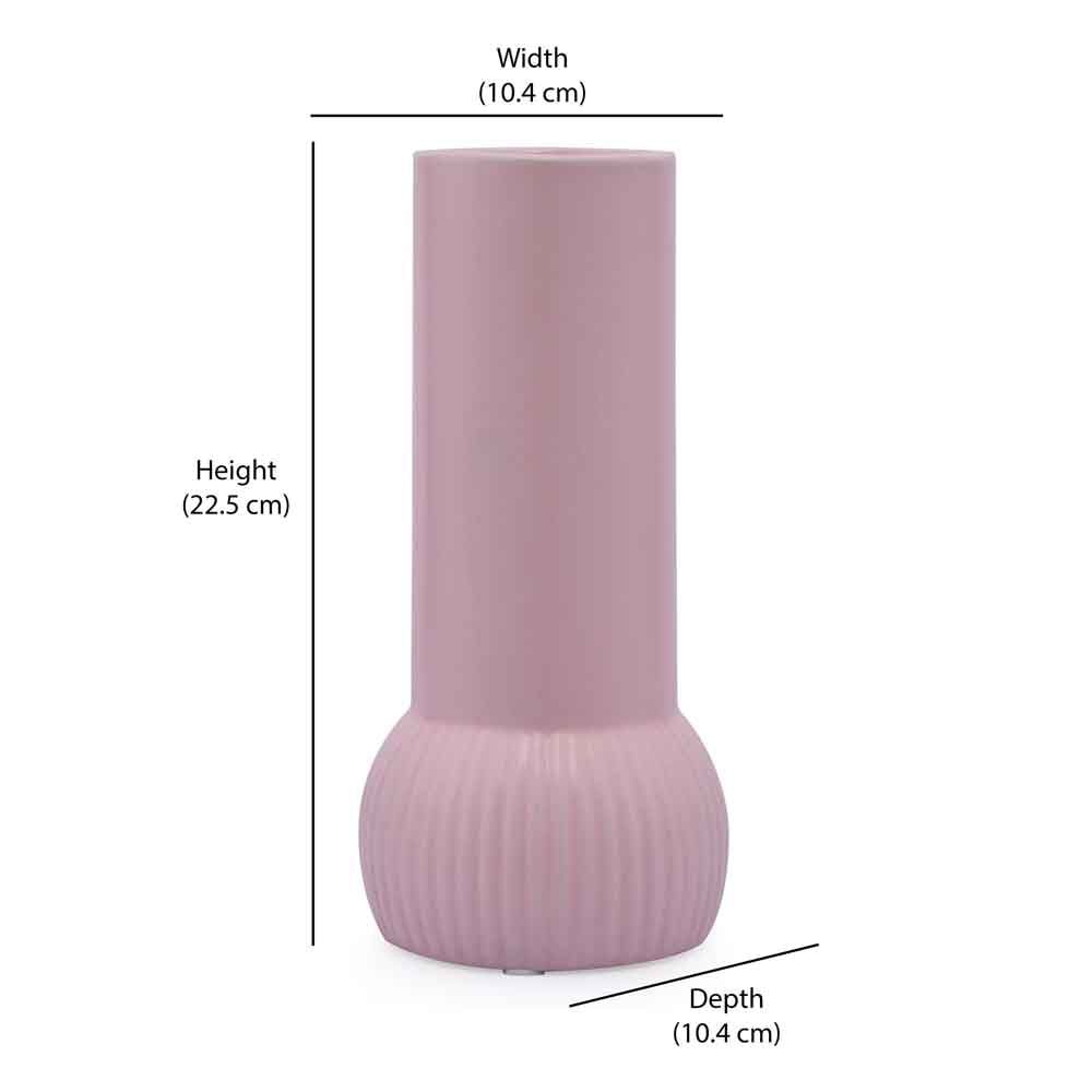 Abstract Decorative Ceramic Vase (Pink)