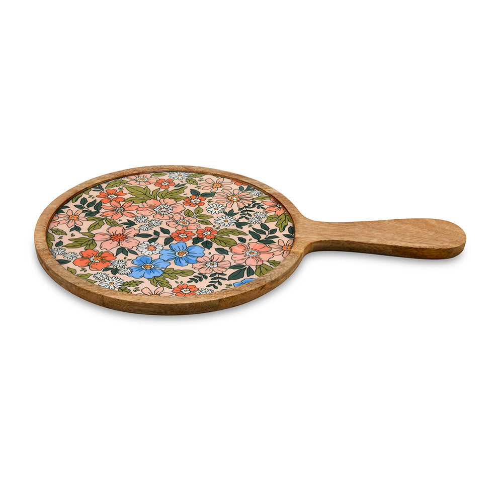 Wooden Serving Platter 41 x 26 cm (Multicolor)