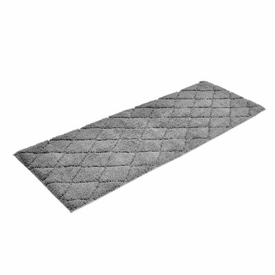 Diamond Polyester 45 x 130 cm Runner (Grey)