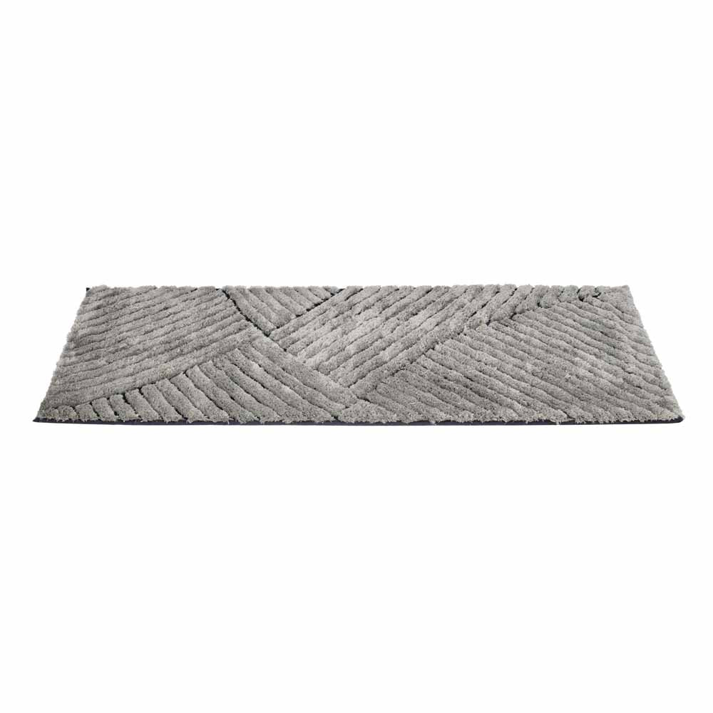 Abstract Polyester 45 x 130 cm Runner (Grey)