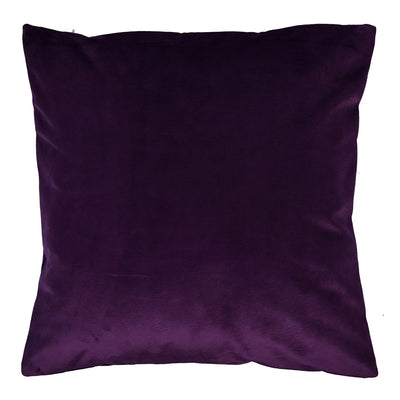 Quilted Embossed Polyester 16" X 16" Cushion Cover (Purple)