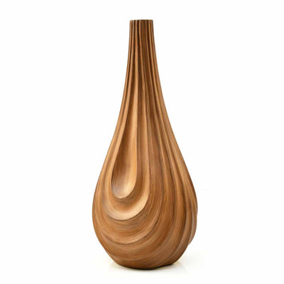 Dew Drops Droplet Polyresin Vase (Brown)