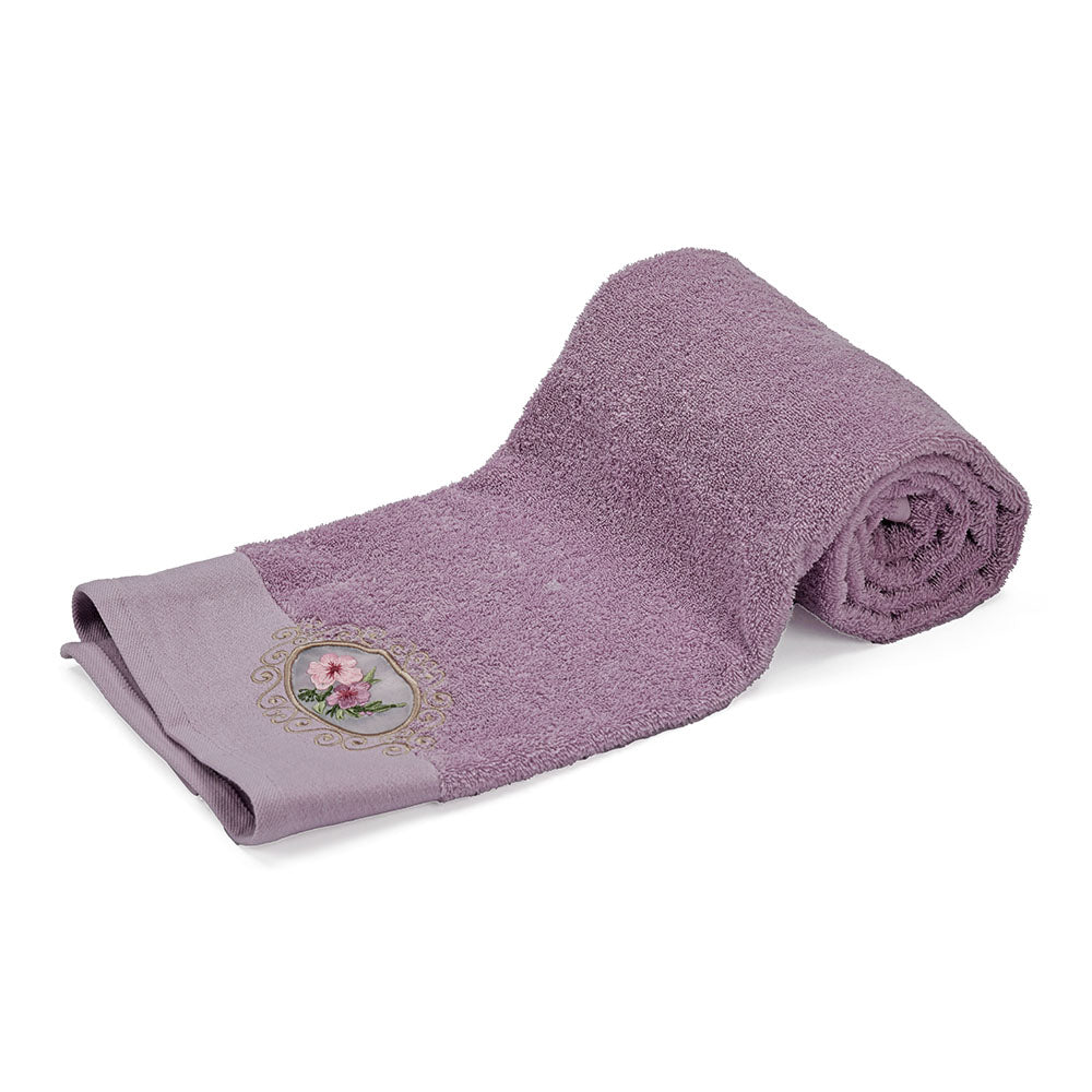 Arias by Lara Dutta Super Soft 500 GSM Cotton Bath Towel 70 x 150 cm (Lavender)
