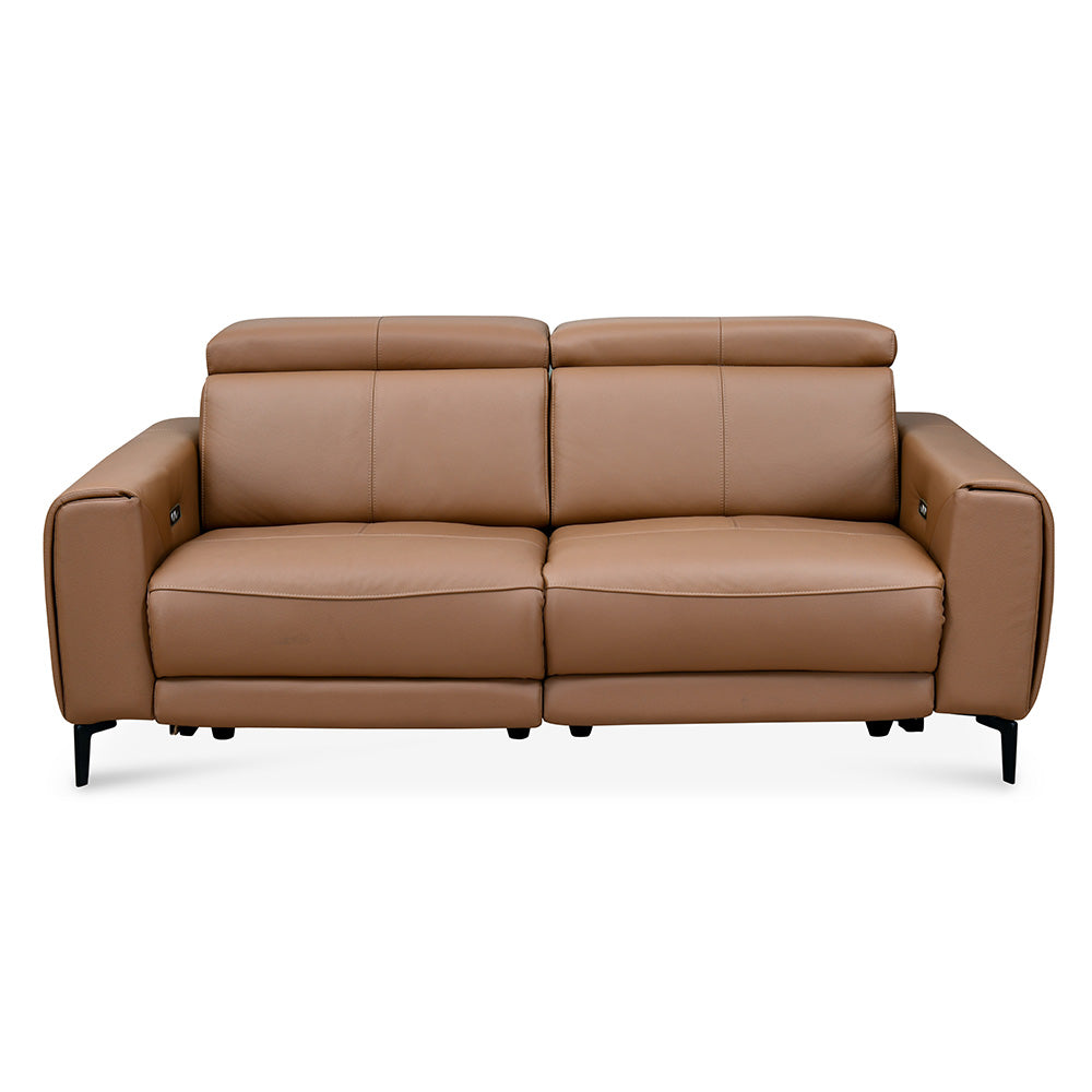 Gibson 3 Seater Electric Recliner Sofa (Brown)