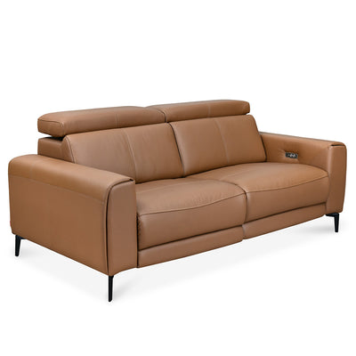Gibson 3 Seater Electric Recliner Sofa (Brown)