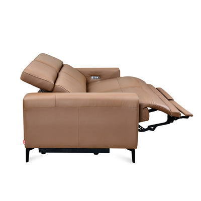 Gibson 2 Seater Electric Recliner Sofa (Brown)