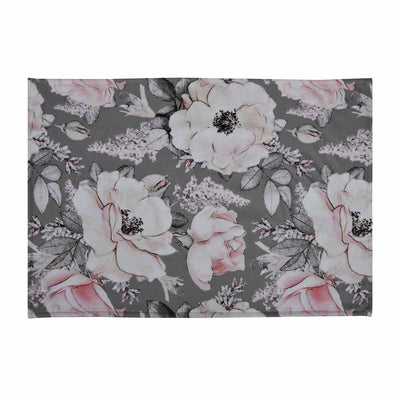 Arias by Lara Dutta Floral 250 GSM Bamboo Polycotton Hand Towel 40 x 60 cm (Multicolor)