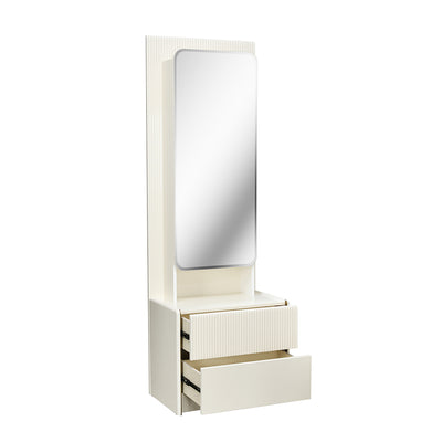 Nix Dresser with Mirror and Sensor LED Light (Beige)