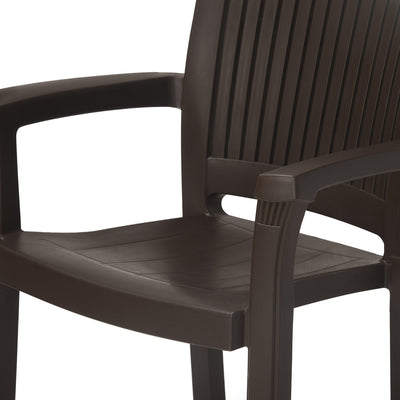 Nilkamal Platinum Chair (Season Rust Brown)