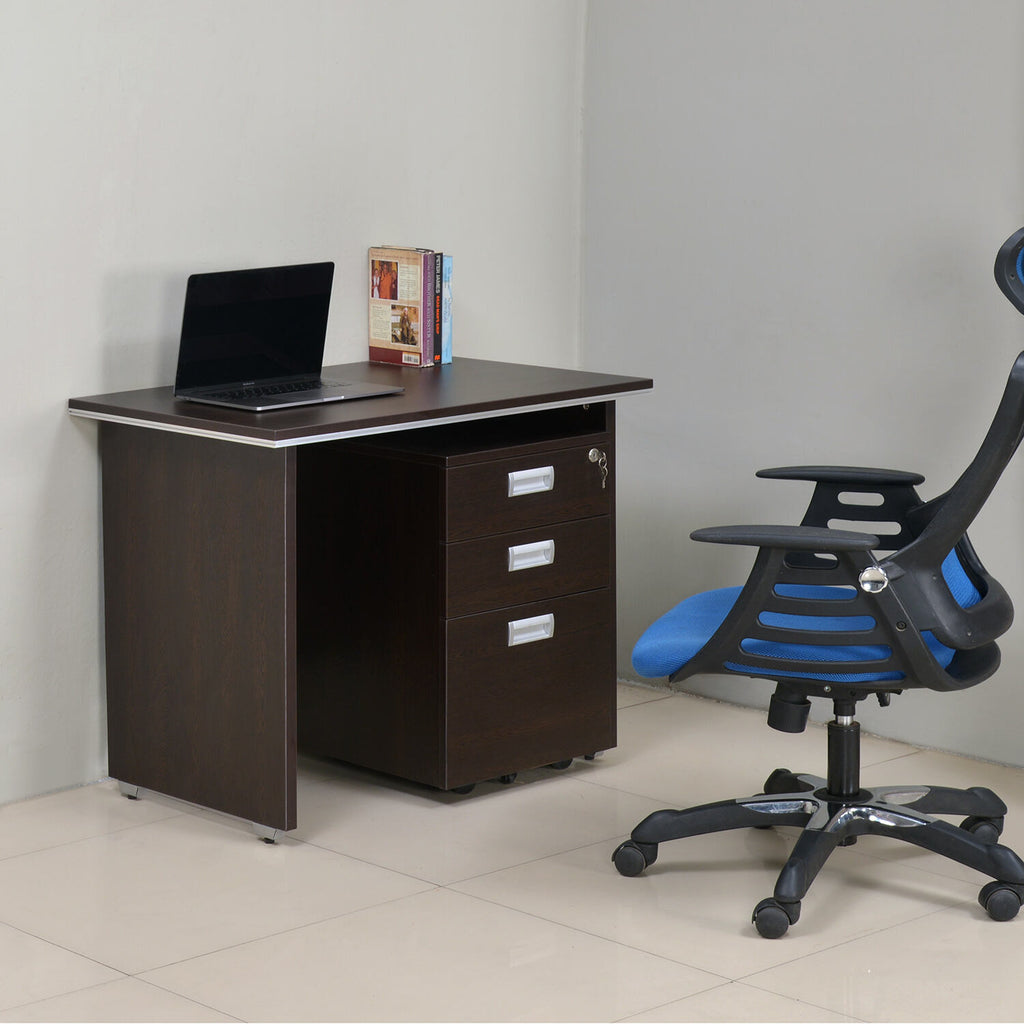 Nilkamal Prime 3ft Office Table (New Wenge)