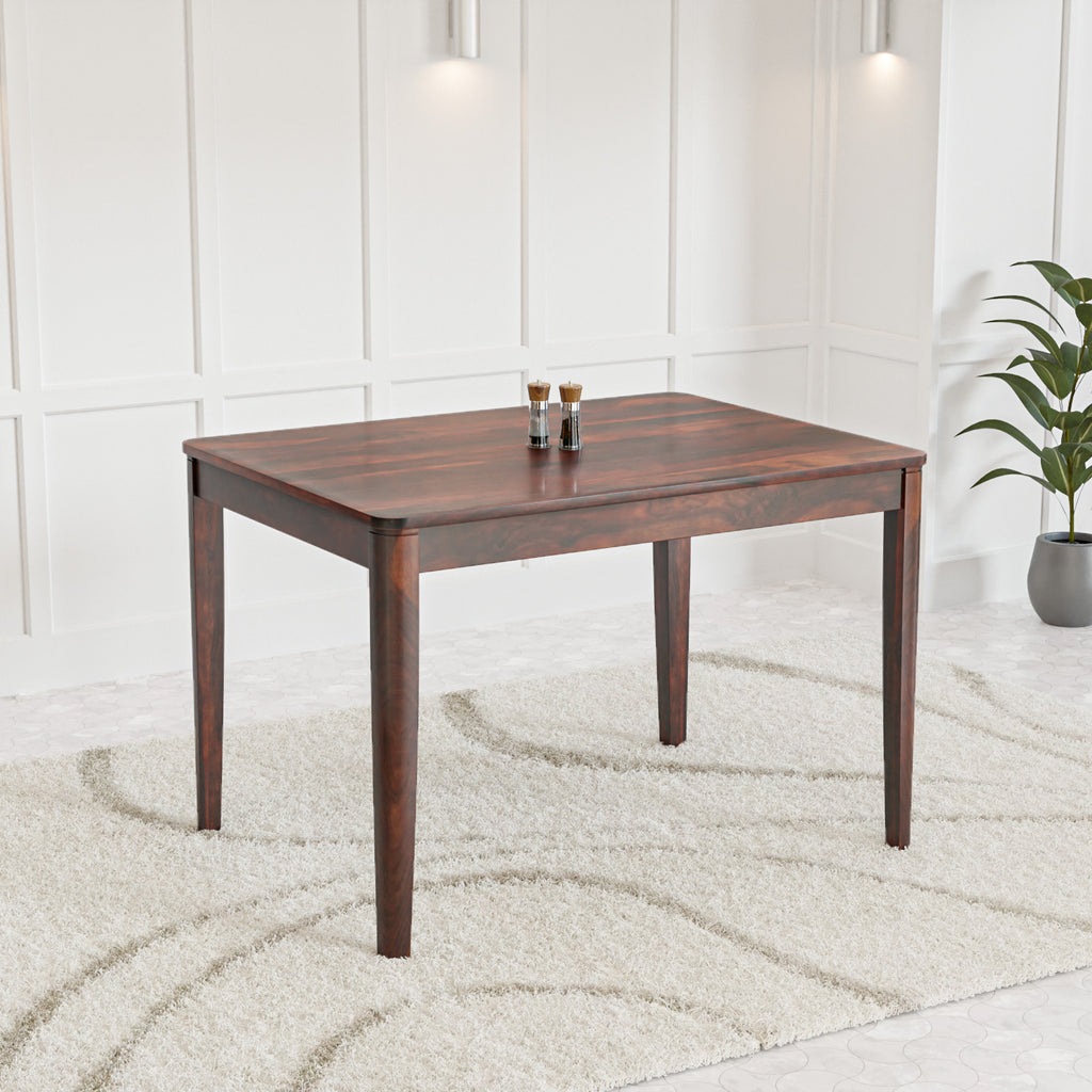 Rio Solid Wood 4 Seater Dining Table (Country Light)