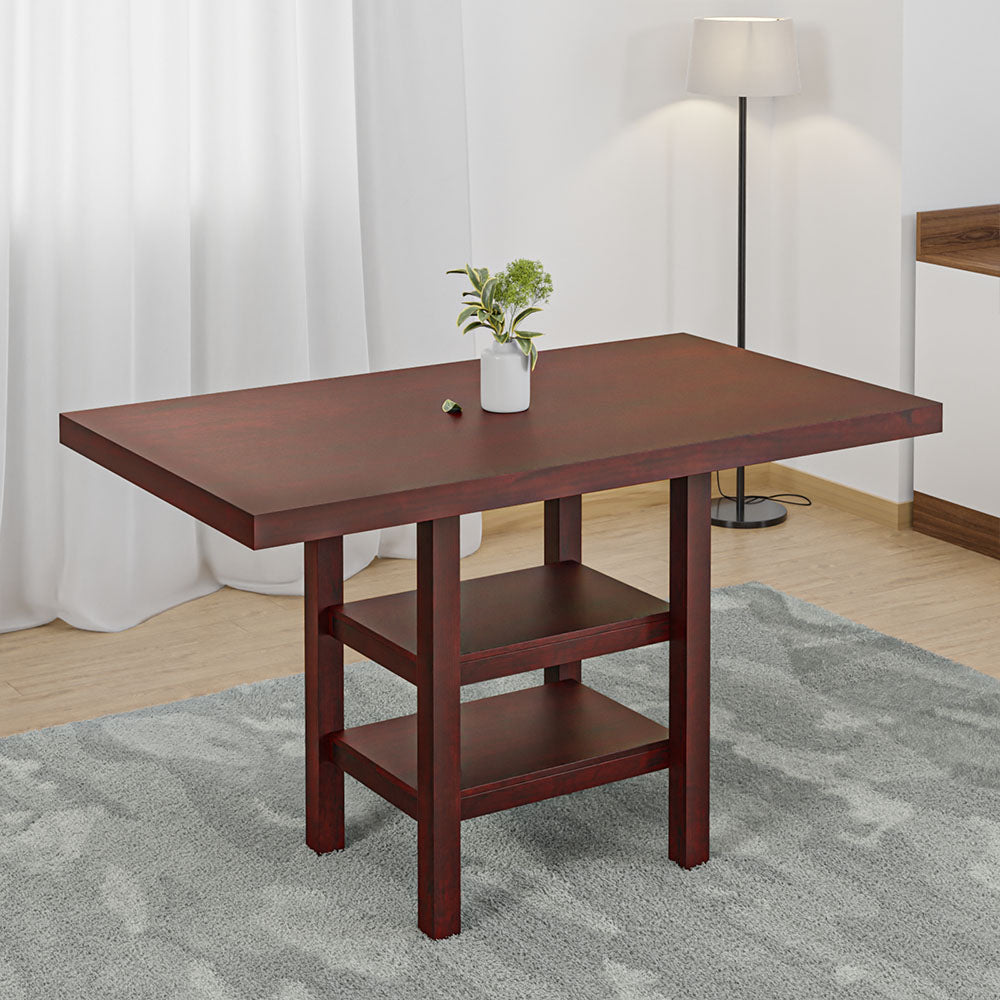 Theon Counter Height 6 Seater Table (Dark Expresso)