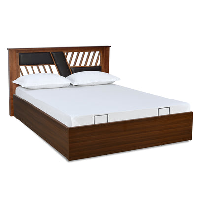 Zion Prime Bed with Semi Hydraulic Storage (Walnut)