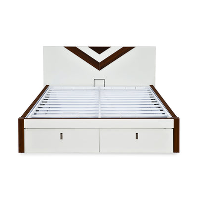Orion Premier Bed with Full Hydraulic Storage (White)