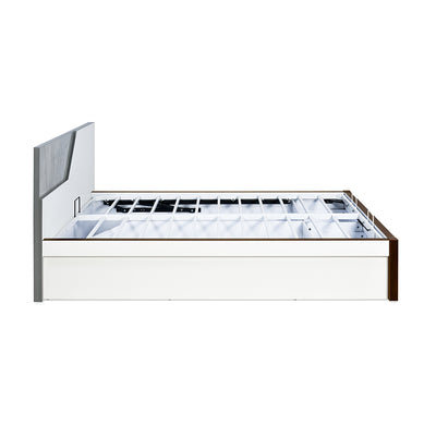 Asta Premier Bed with Full Hydraulic Storage (White)