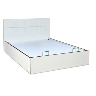 Capsule Prime Bed with Semi Hydraulic Storage (White)