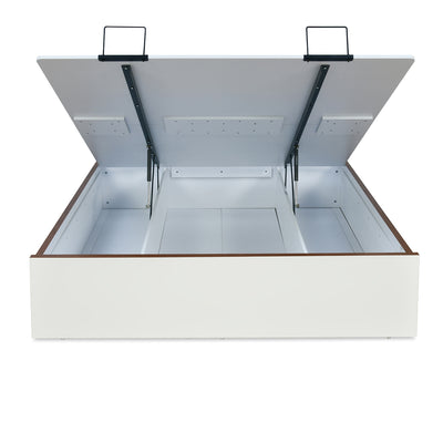 Maple Prime Bed with Semi Hydraulic Storage (White)