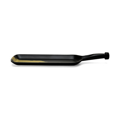 Servewell Gold Brush Serving Platter (Black)