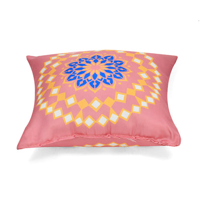 Ariel Mandala Craft Satin Fabric 12" x 12" Filled Cushion (Onion)