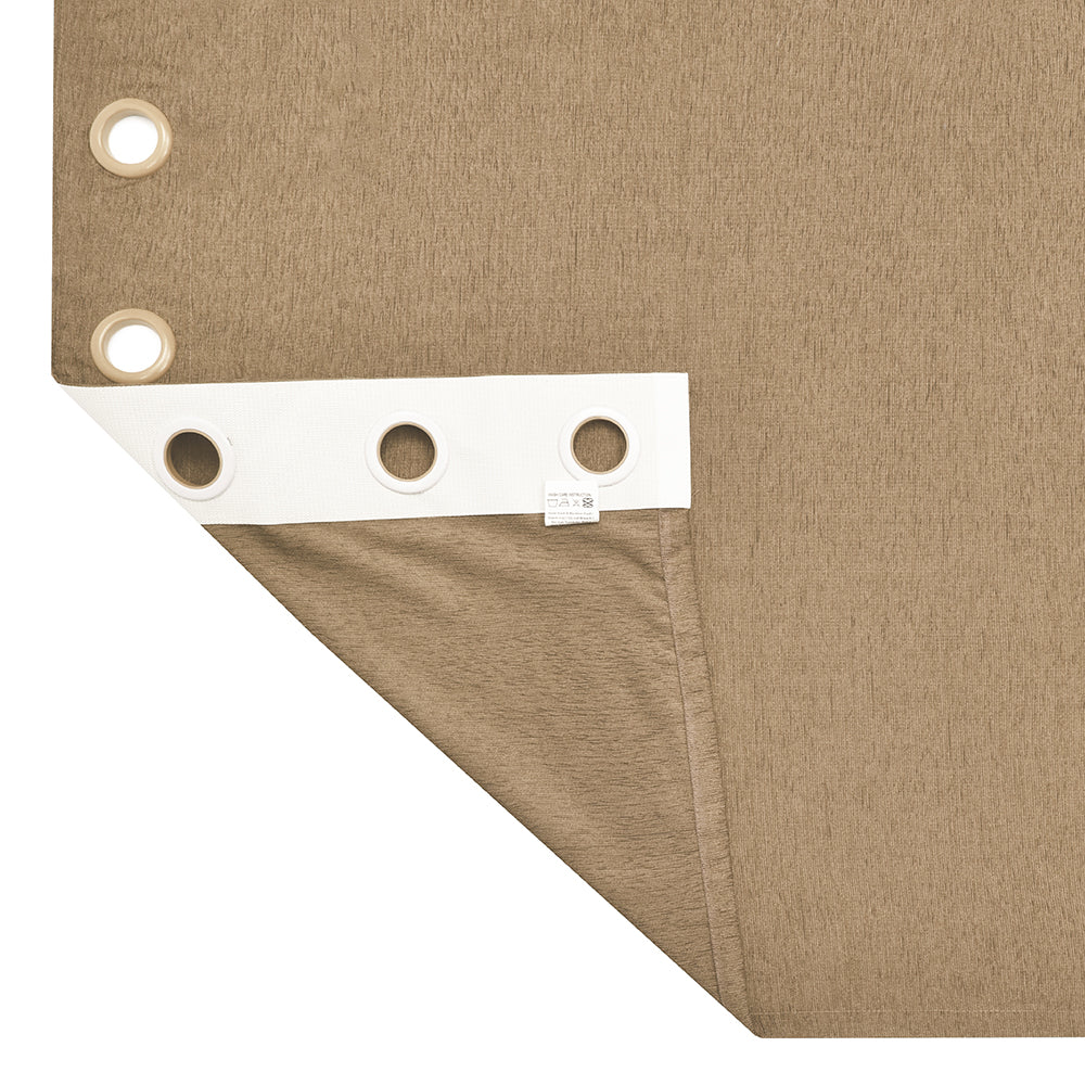 Grace Solids Opus 7 Ft Polyester Door Curtains Set Of 2 (Beige)