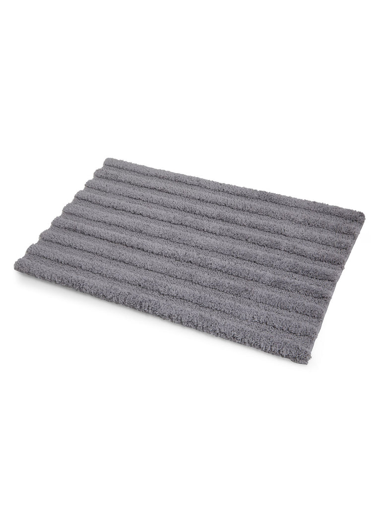 Spaces Swift Dry Pewter Bath Mat (Grey)