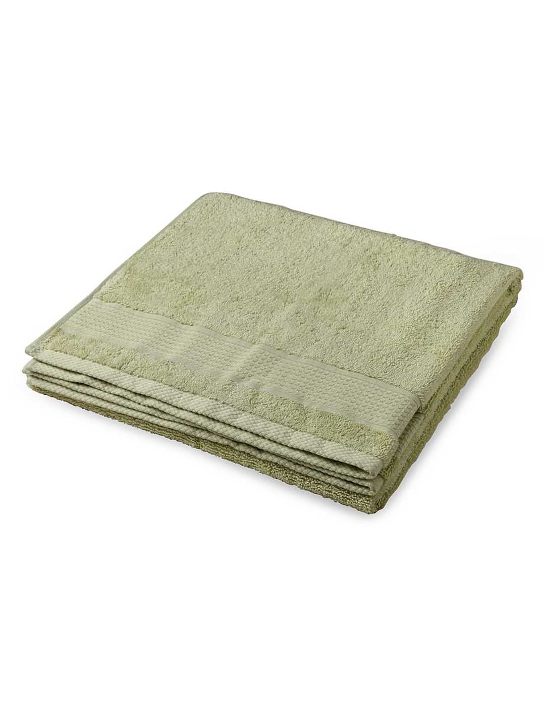 Spaces Organic Palemint Bath Towel (Green)