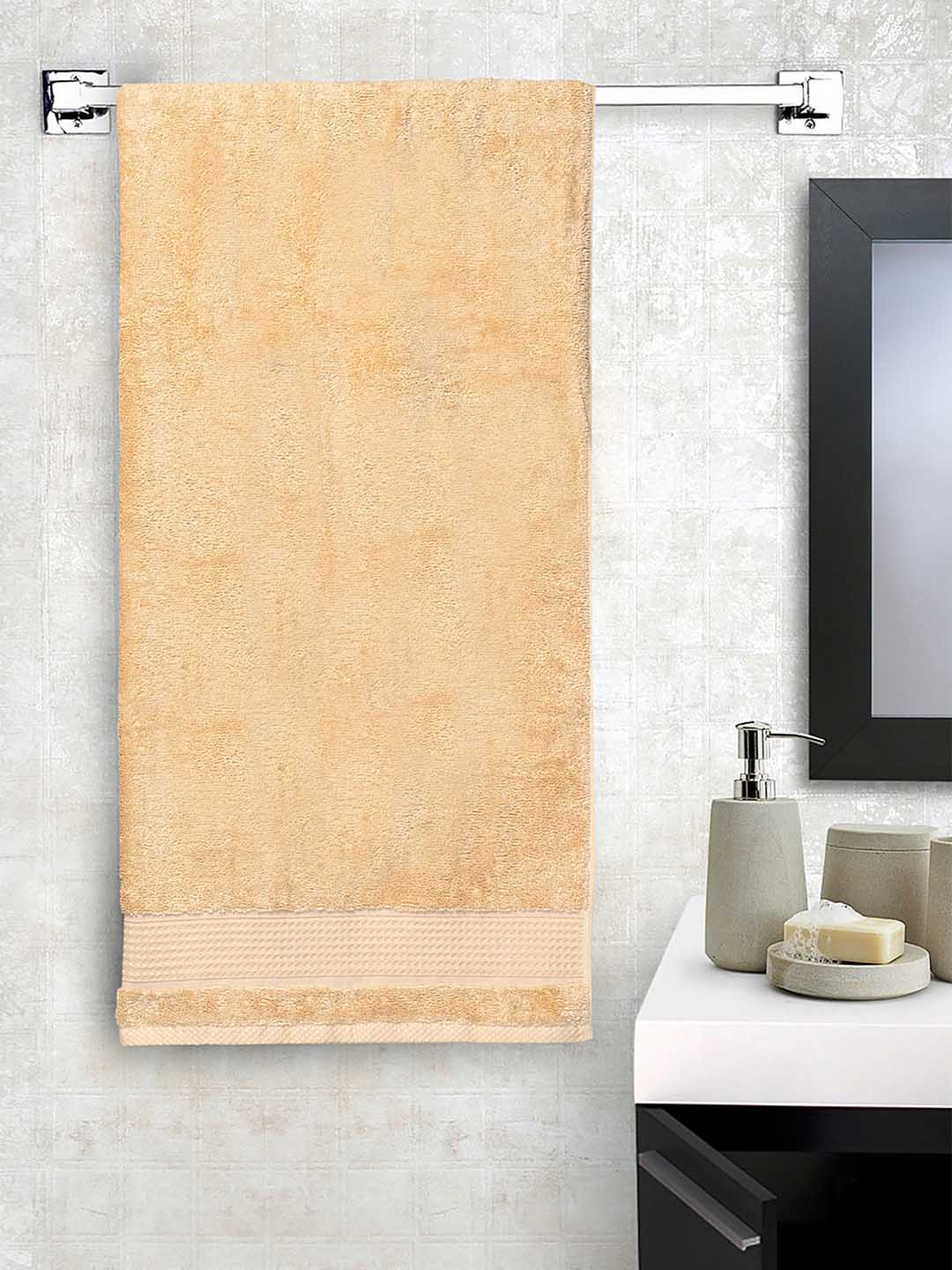 Spaces Organic Honey Bath Towel (Brown)