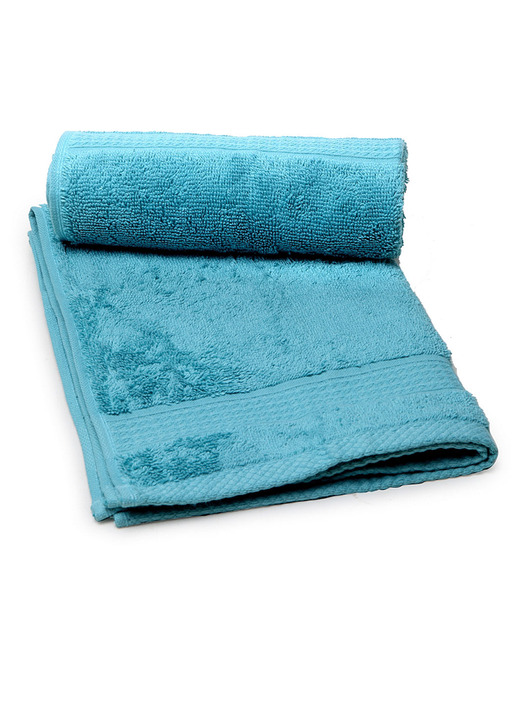 Spaces Organic 2 Pieces Hand Towels (Blue)