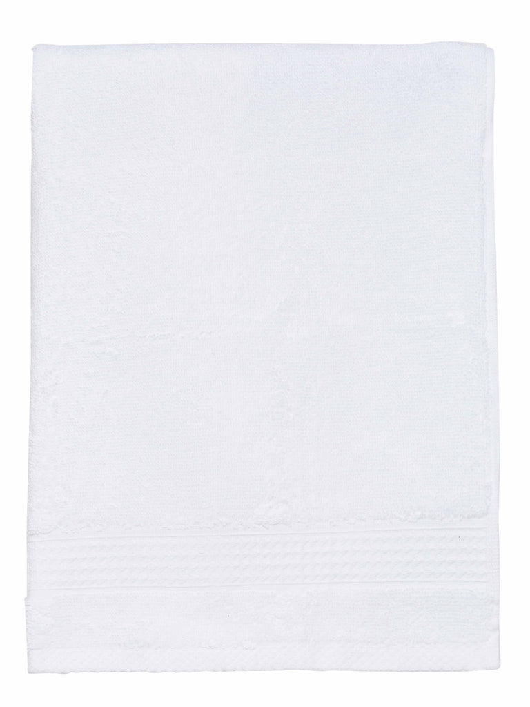 Spaces Organic 2 Pieces Hand Towels (White)