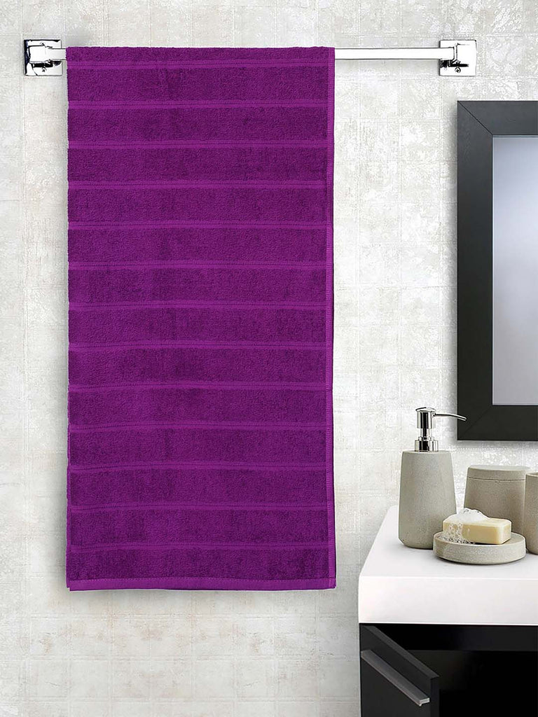 Spaces Livlite Violet Bath Towel (Purple)