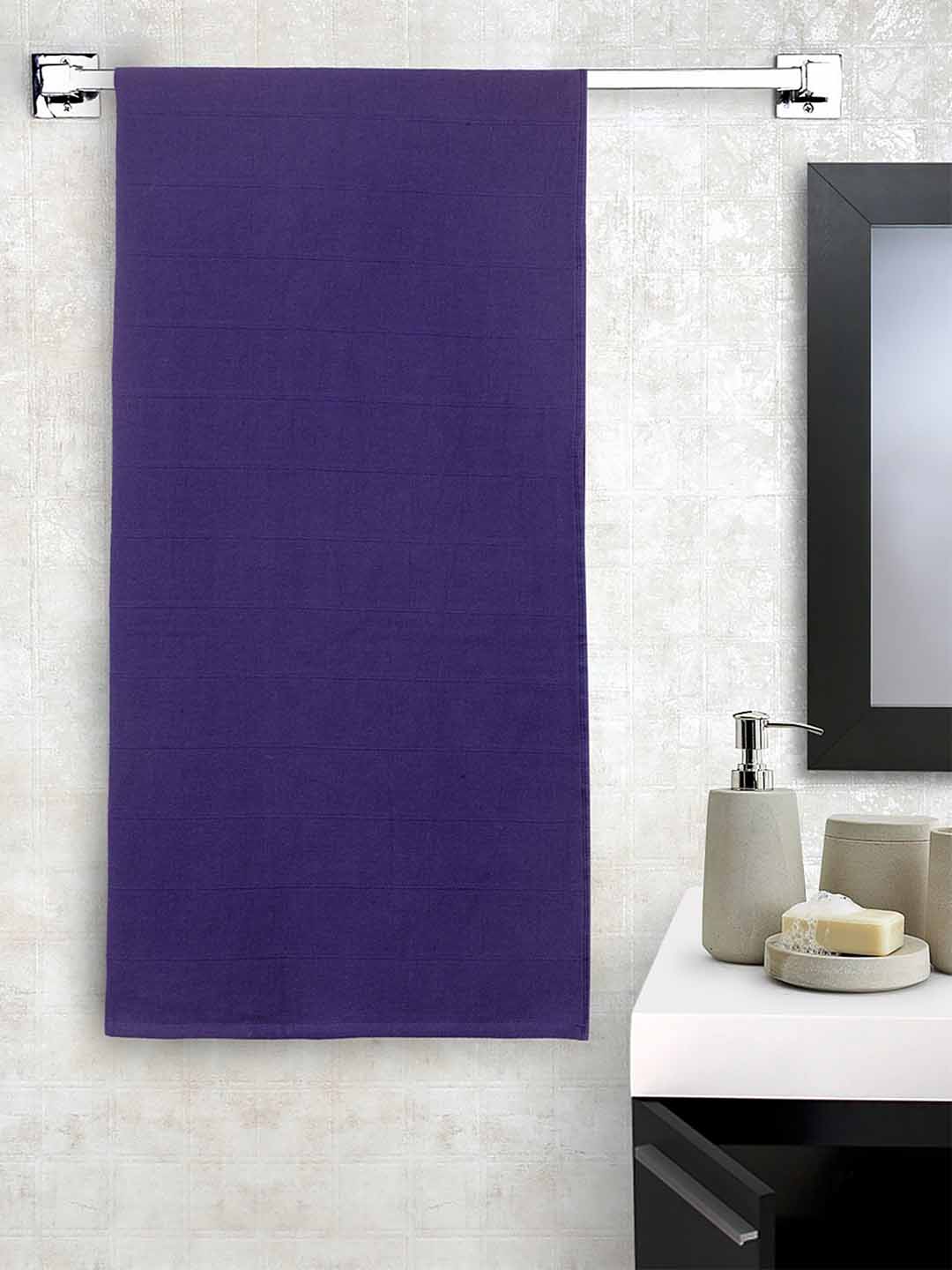 Spaces Livlite Navy Blue Bath Towel (Blue)
