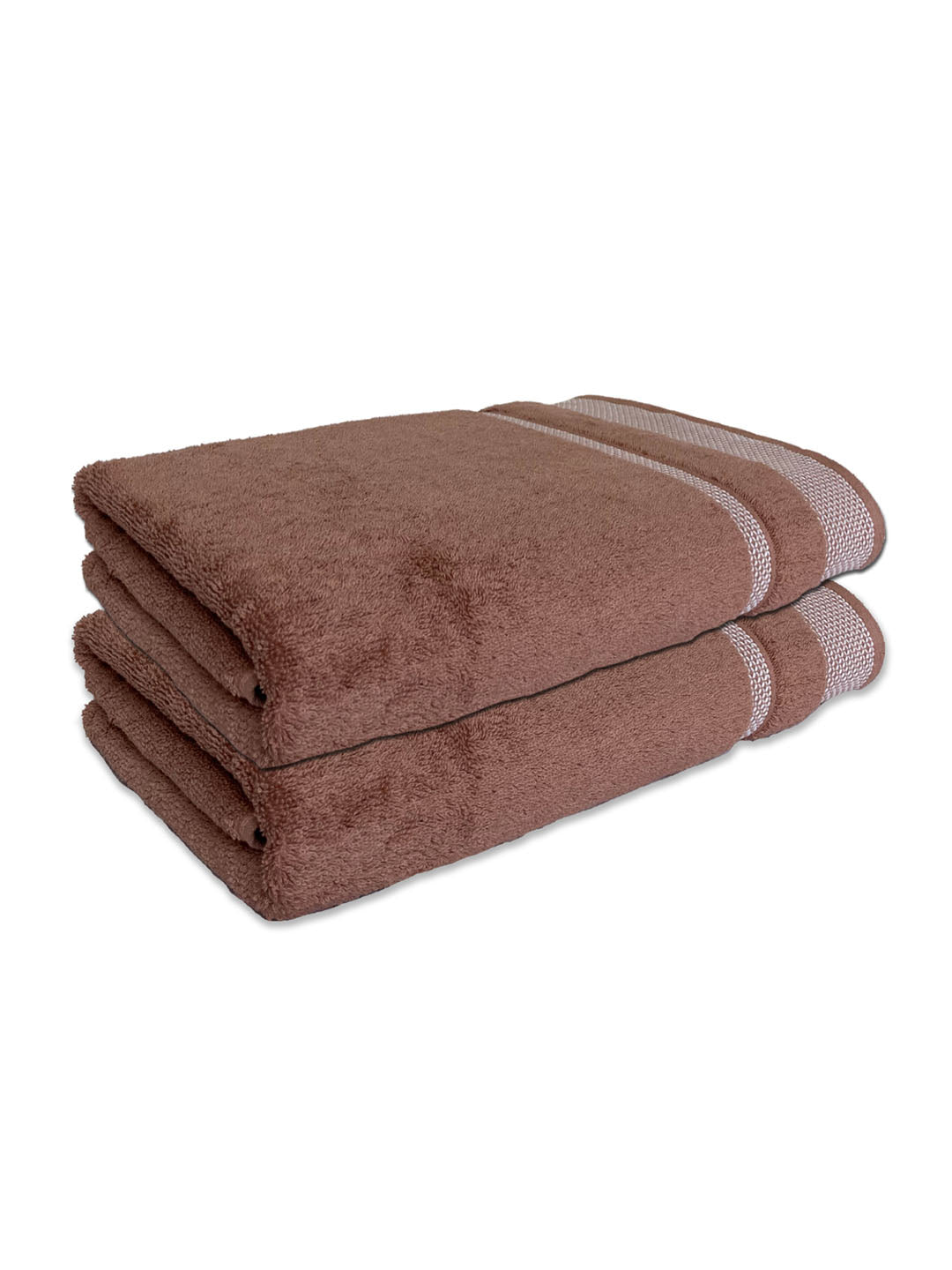 Spaces Hygro Solid Large 600 GSM 2 Pieces Hand Towels (Maroon)