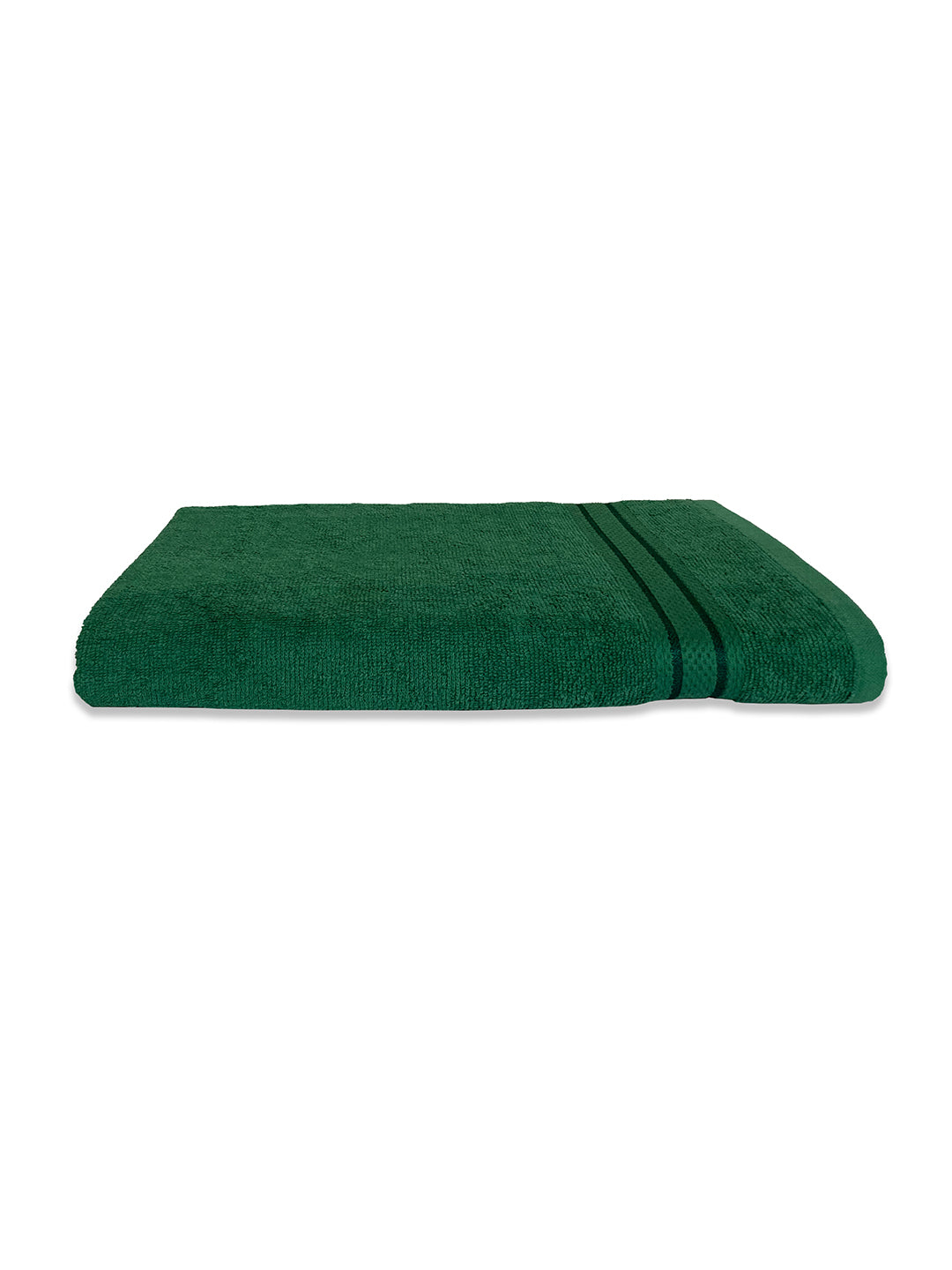 Spaces Day2Day 400 GSM Solid Large Bath Towel (Green)