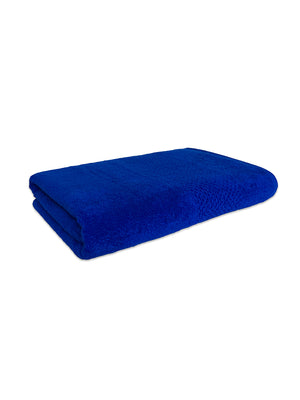 Spaces Swift Dry 450 GSM Solid Large Bath Towel (Blue)